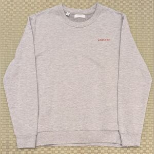 Nominee Gray Logo Sweatshirt Men's Size Medium Made in Italy